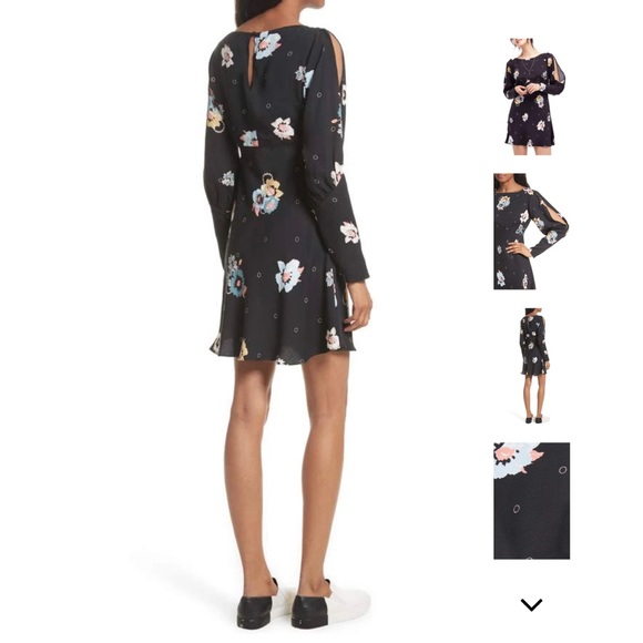 Free People Floral Mini Dress - Picture 2 of 5